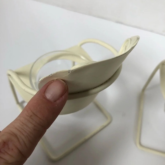 Vtg Metal Lawn Chair Candle  Holders - Picture 5 of 10